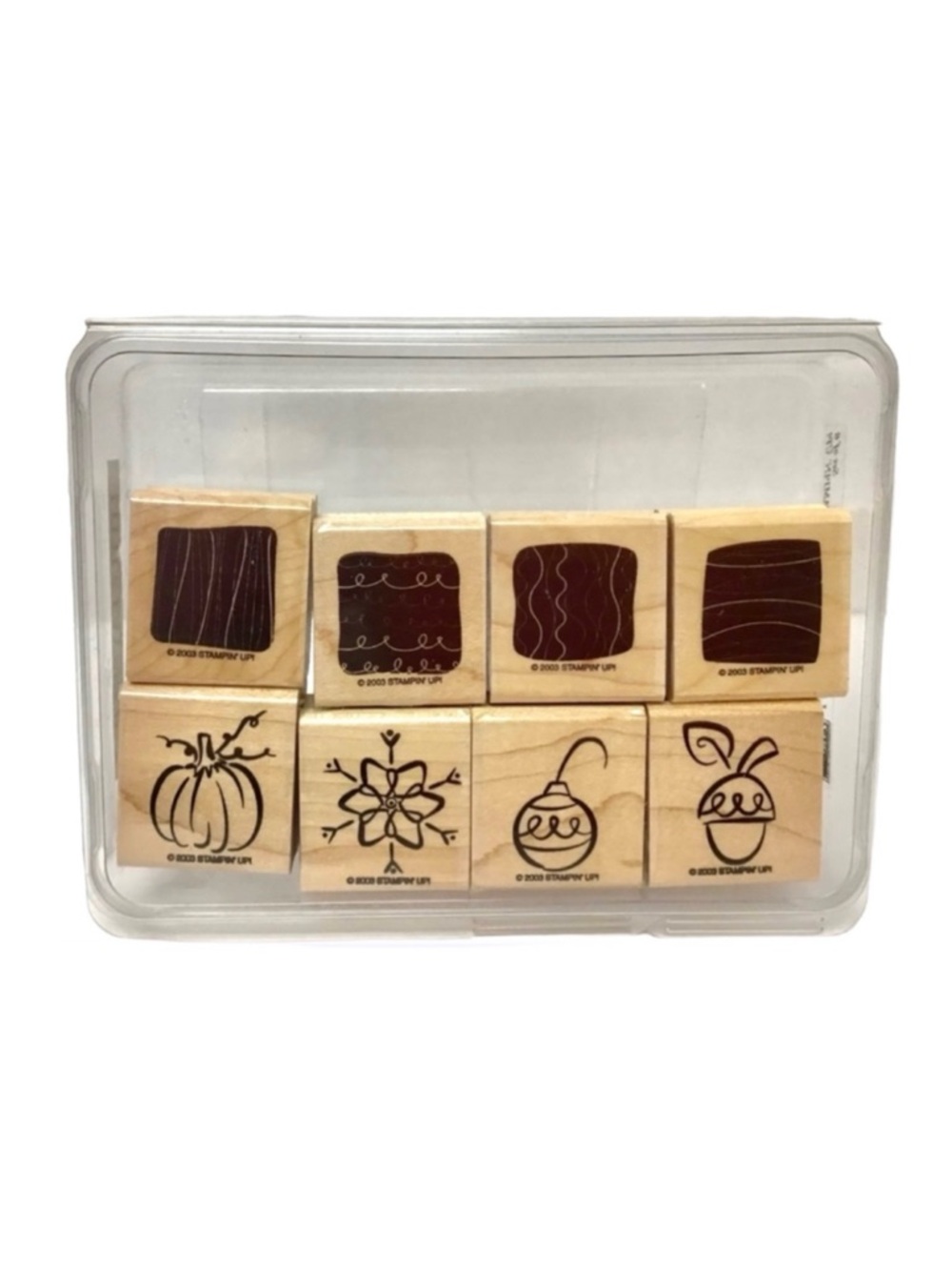 Stampin’ Up! 2003 “Little Layers II” Rubber Stamp Set